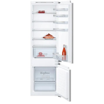 Combina frigorifica incorporabila NEFF KI5872FF0, 272 l, H 177.2 cm, Clasa A++, Inox Combina frigorifica incorporabila NEFF KI5872FF0, 272 l, H 177.2 cm, Clasa A++, Inox