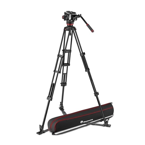 Kit Trepied video cu spreader de podea, Manfrotto, MVK504XTWINGA