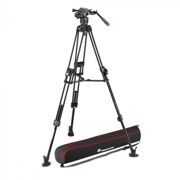 Kit trepied video cu eliberare rapida, Manfrotto, Nitrotech 608/645 Fast
