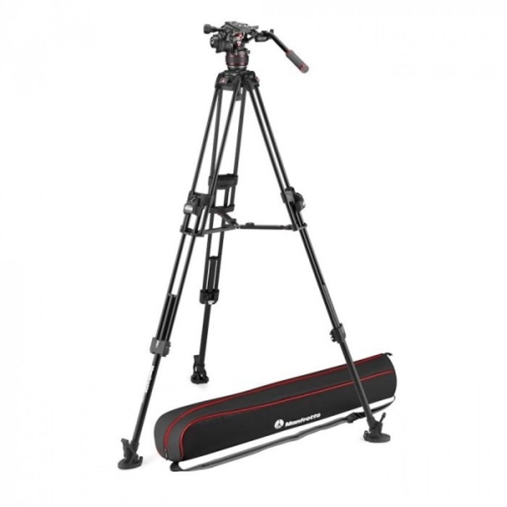 Kit trepied video cu eliberare rapida, Manfrotto, Nitrotech 608/645 Fast