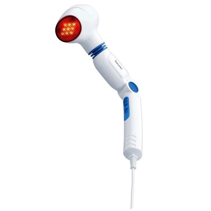 Beurer 10W-os masszázskészülék, vibrációval és infravörös hővel