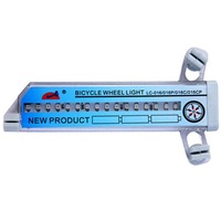 lumina pentru bicicleta cu 32 de led-uri ranpo impermeabila alb albastru imagen 55_0_
0