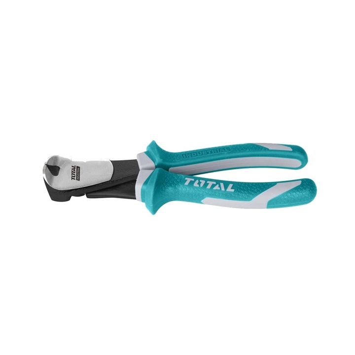 Total INDUSTRIAL fogó, Kr-V, 6/160 mm méretű, fehér / ezüst / türkiz