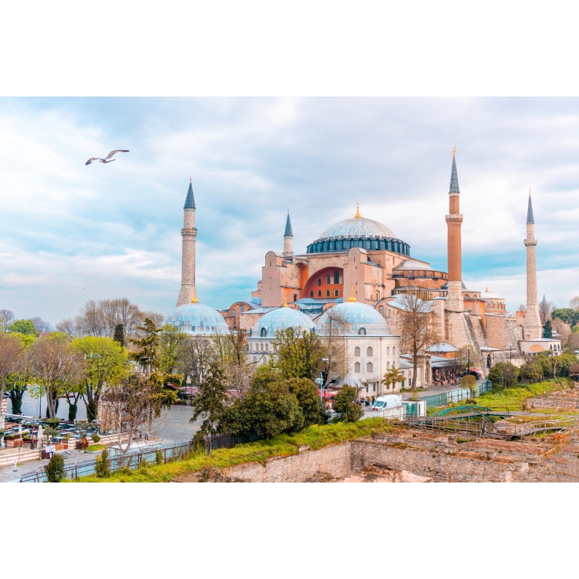 Fototapet autocolant PVC Hagia Sofia din Istanbul, 180x240 cm