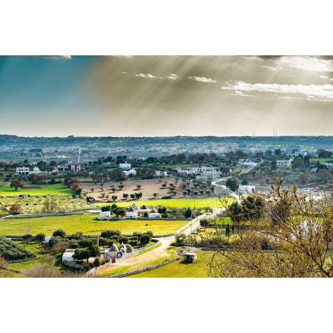 Fototapet autocolant PVC Valea insorita, 200x300 cm