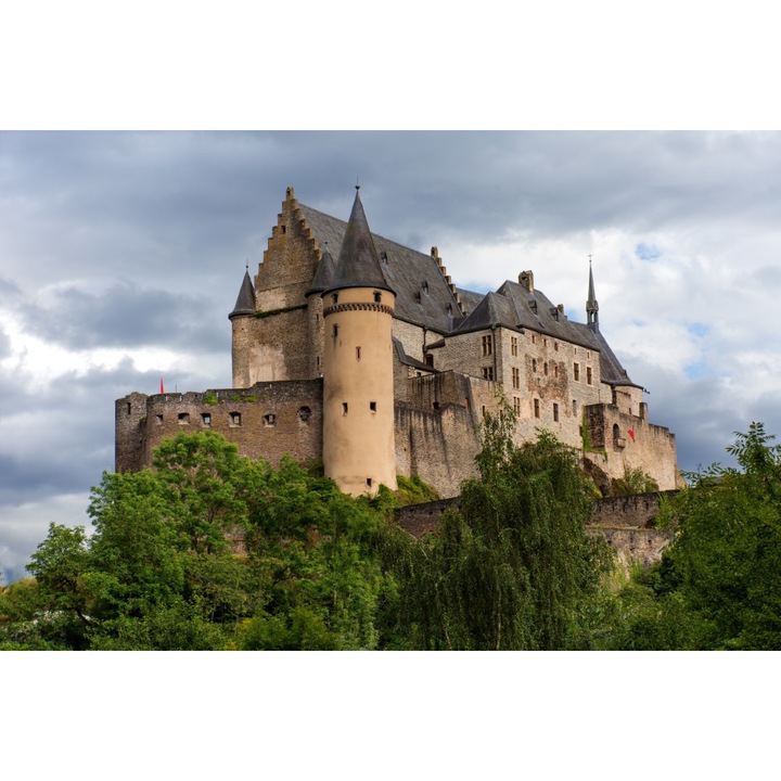 Fototapet City51 Castel Vianden Luxembourg, 350 x 200 cm