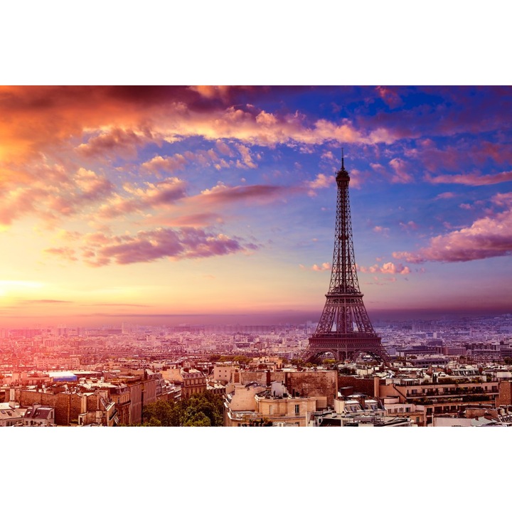 Öntapadó PVC tapéta Sunset in Paris, 80x130 cm