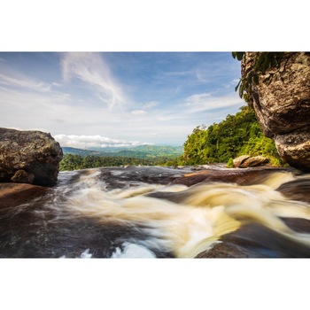 Fototapet autocolant PVC Cascanda din Thailanda, 180x240 cm Fototapet autocolant PVC Cascanda din Thailanda, 180x240 cm