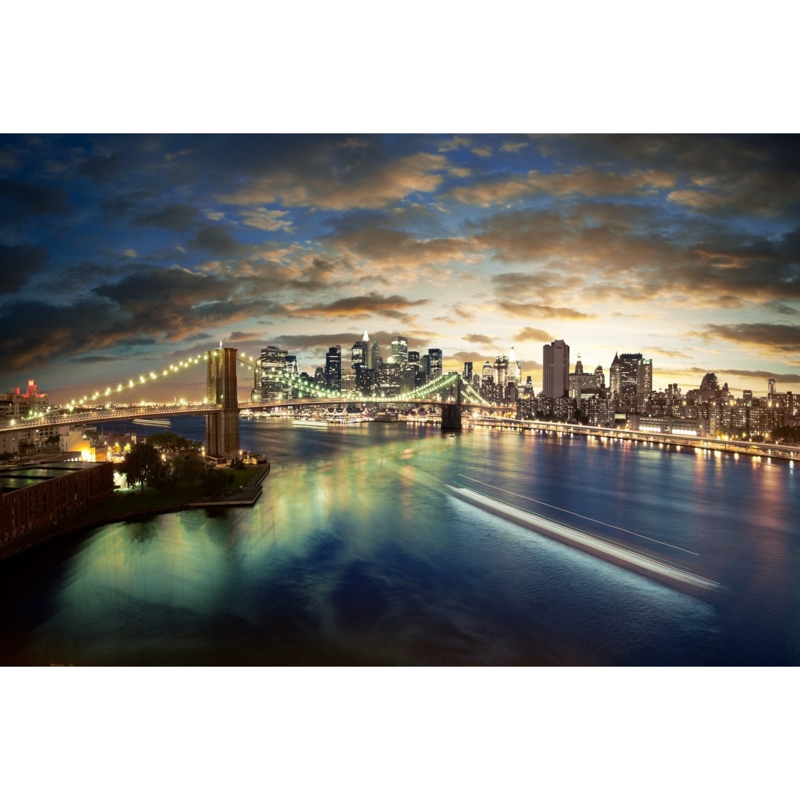 Fototapet autocolant PVC Aurora Boreala a apei, 180x240 cm