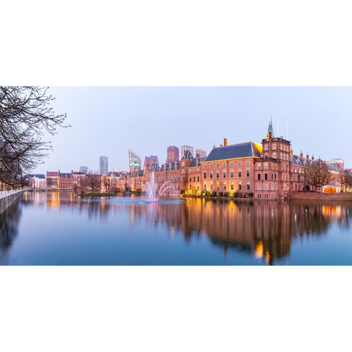 PVC matrica tapéta Panorama of The Hague, 80x130 cm