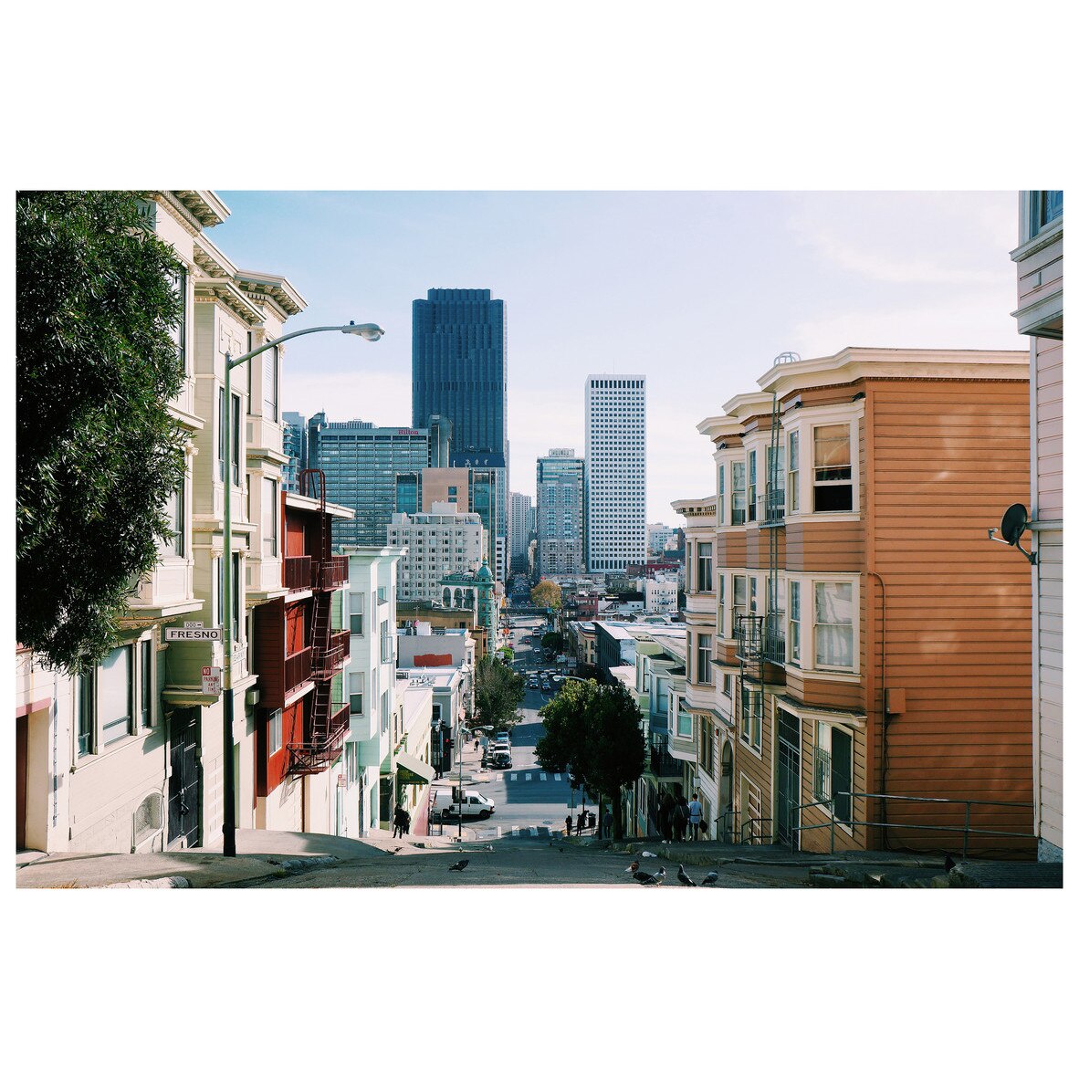 Fototapet Autoadeziv Strazile din San Francisco - YBL-072, 80 x 120 cm