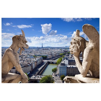 Fototapet Autoadeziv Gargui, Catedrala Notre-Dame - YBL-138, 80 x 120 cm Fototapet Autoadeziv Gargui, Catedrala Notre-Dame - YBL-138, 80 x 120 cm