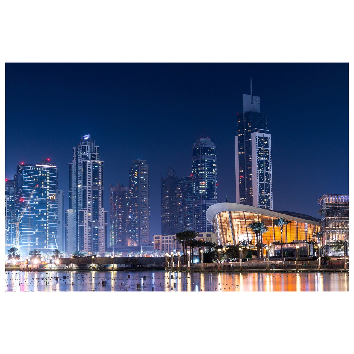Fototapet Autoadeziv Dubai Night - YBL-213, 80 x 120 cm