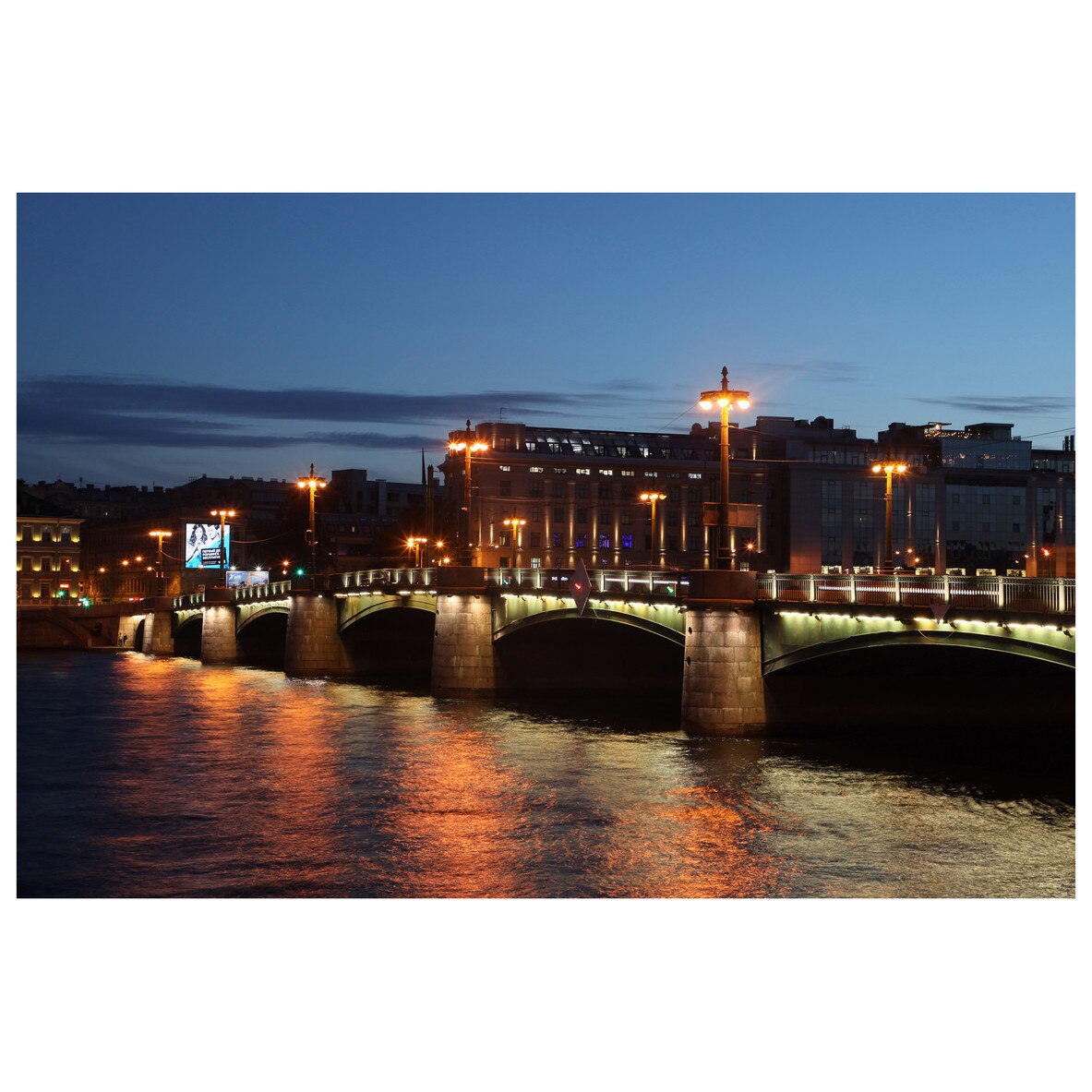 Fototapet Autoadeziv St. Petersburg, Sampsonievsky Bridge - YBL-225, 80 x 120 cm