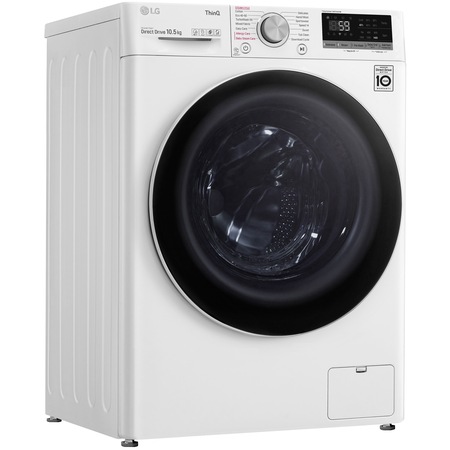 Masina de spalat rufe LG F4WV510S0E, 10.5 kg, 1400 RPM, Clasa A+++, Inverter Direct Drive, Steam,Turbo Wash 59, Smart Diagnosis, WiFi, Alb