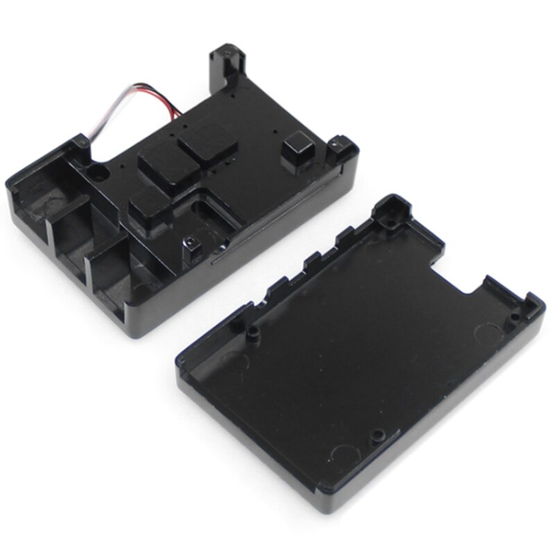 Алуминиев калъф Arduino Clone, за Raspberry Pi 4B, Черен, с двоен ...