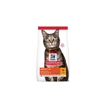 Hrana Uscata Pisici, Hill's Science Plan Adult Chicken , 10 KG Hrana Uscata Pisici, Hill's Science Plan Adult Chicken , 10 KG