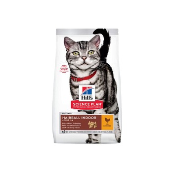 Hrana Uscata Pisici, Hill's Science Plan Adult Hairball & Indoor Chicken , 10 KG Hrana Uscata Pisici, Hill's Science Plan Adult Hairball & Indoor Chicken , 10 KG