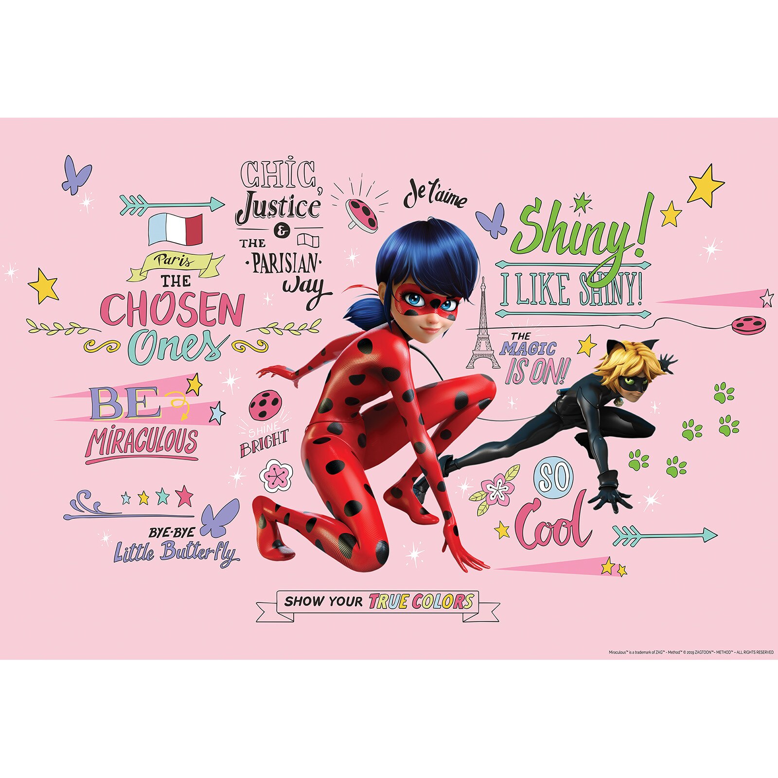 Fototapet DEGRETS 83333, Buburuza si Pisica Neagra 2, 184x254cm