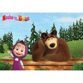 Fototapet DEGRETS 83331, Masha si ursul 1, 184x254cm Fototapet DEGRETS 83331, Masha si ursul 1, 184x254cm