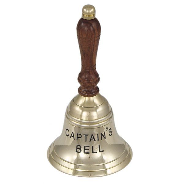 Clopotel gravat CAPTAIN'S BELL, alama, H 16cm, Ø 9cm