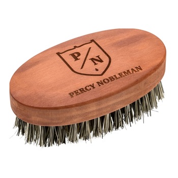 Perie de Barba din Lemn de Par Australian, Par de Fibre de Tampico, Percy Nobleman Perie de Barba din Lemn de Par Australian, Par de Fibre de Tampico, Percy Nobleman