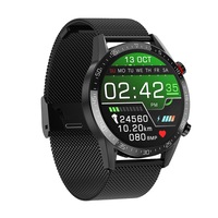 ceas smartwatch l13 negru raspunzand la apeluri ecg notificari apeluri si aplicatii monitorizare oxigenului din sange monitorizare de tensiune arteriala monitorizare ritm cardiac somn activitati fizice pedometru imagen 34_0_
0