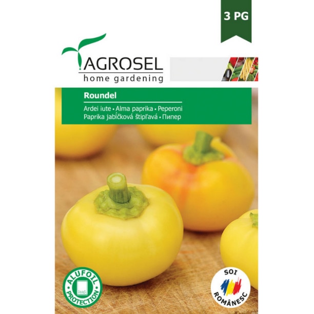 Seminte ardei iute, Roundel, Agrosel - Plic 0.75 gr