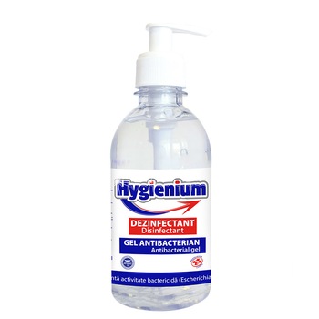 Gel dezinfectant maini, HYGIENIUM, Virucid, Antibacterian, Avizat Ministerul Sanatatii, 500ml Gel dezinfectant maini, HYGIENIUM, Virucid, Antibacterian, Avizat Ministerul Sanatatii, 500ml