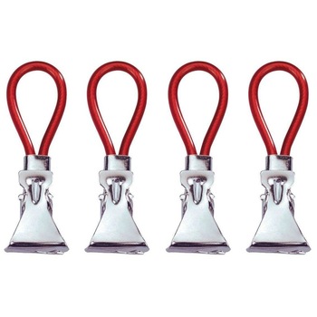 Cleme pentru prosop de bucatarie, 4 bucati, WENKO Cleme pentru prosop de bucatarie, 4 bucati, WENKO