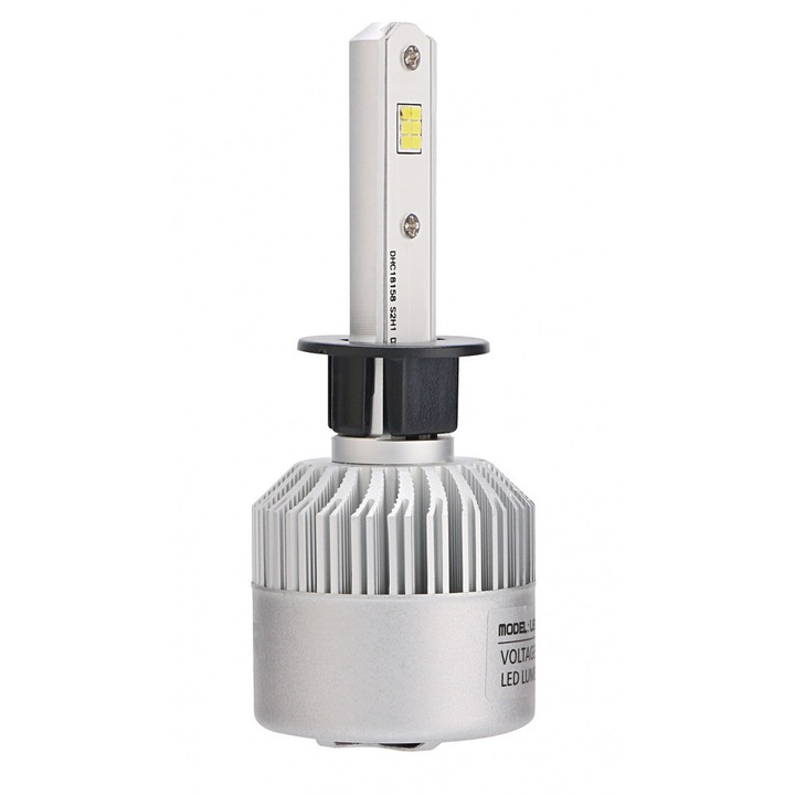 H1 CSP Canbus LED készlet autófényszórókhoz, teljesítmény 72W, fényerő 8000 Lm, 12V - 24V, 2 db