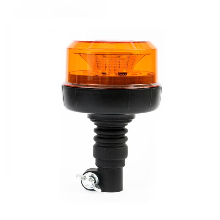 Фар Flexzon, LED, тънък, 12-24V, 12 SMD, одобрение E9, приставка за гъвкав прът, жълт