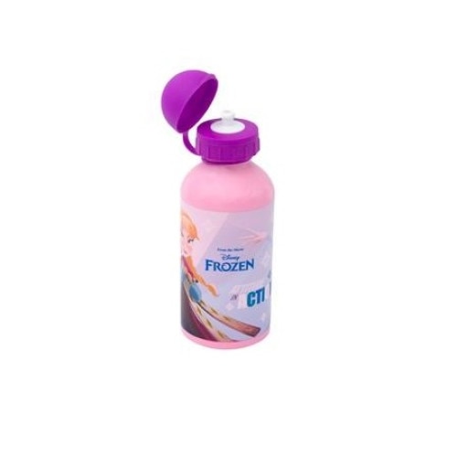 Recipient apa pentru fetite cu gura, FROZEN, roz, 500 ml