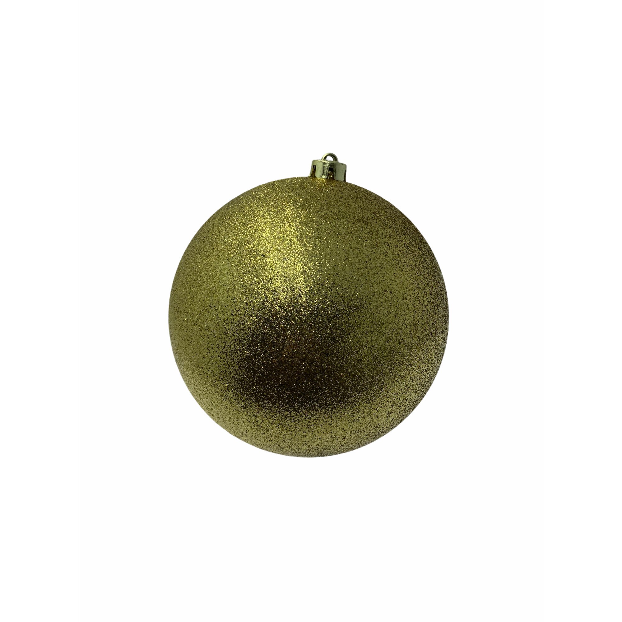 Glob decorativ brad, Sclipici, Craciun, Atelier, Auriu, 20cm