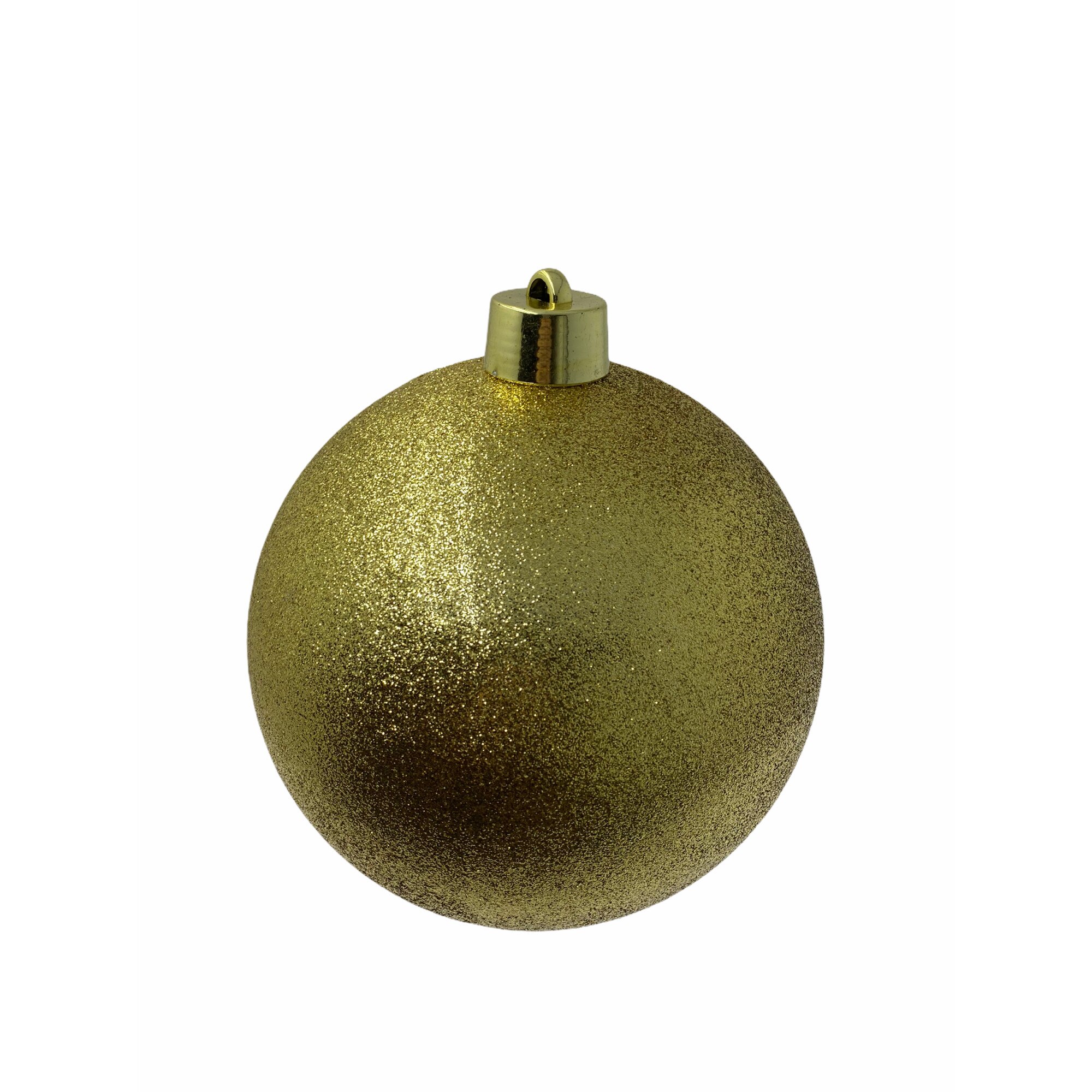 Glob decorativ brad, Sclipici, Craciun, Atelier, Auriu, 25cm
