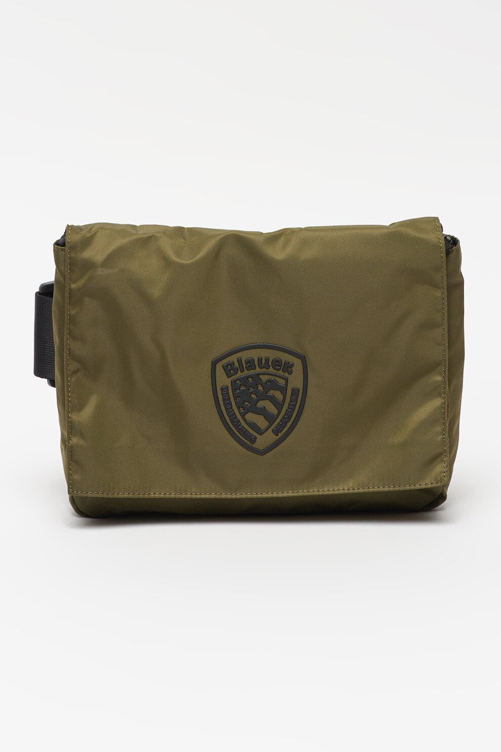 Blauer, Geanta crossbody cu aplicatie logo Wilson, Verde sparanghel