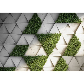 Fototapet DEGRETS 83294, Perete cu iarba 3D, 254x368cm Fototapet DEGRETS 83294, Perete cu iarba 3D, 254x368cm