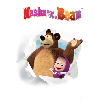 Fototapet DEGRETS 83296, Masha si ursul 7, 254x184cm, Multicolor Fototapet DEGRETS 83296, Masha si ursul 7, 254x184cm, Multicolor