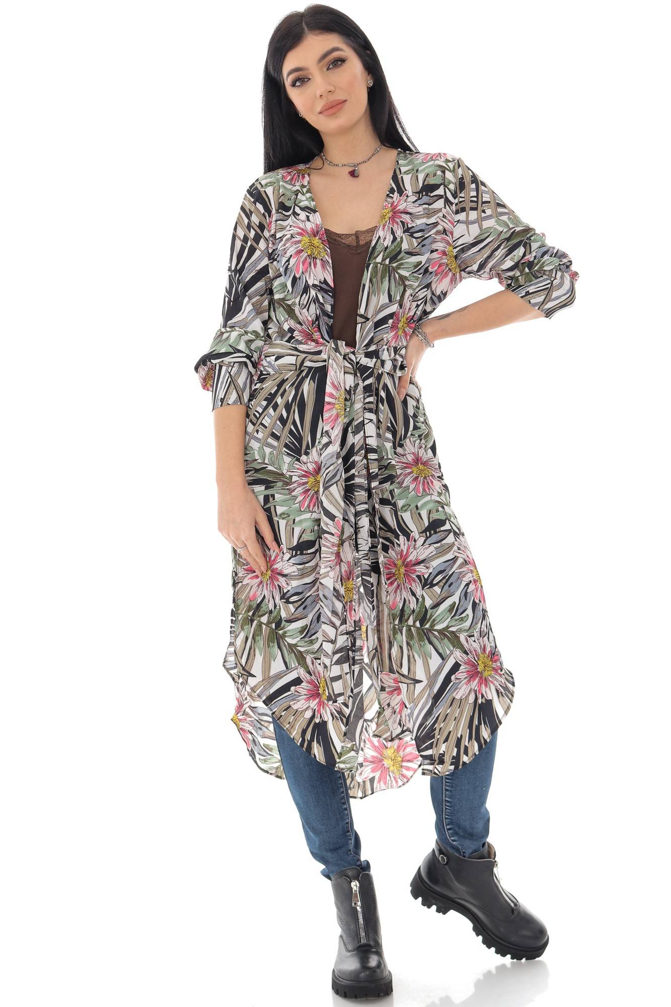 Rochie de vara, Roh, gen kimono - DR4253