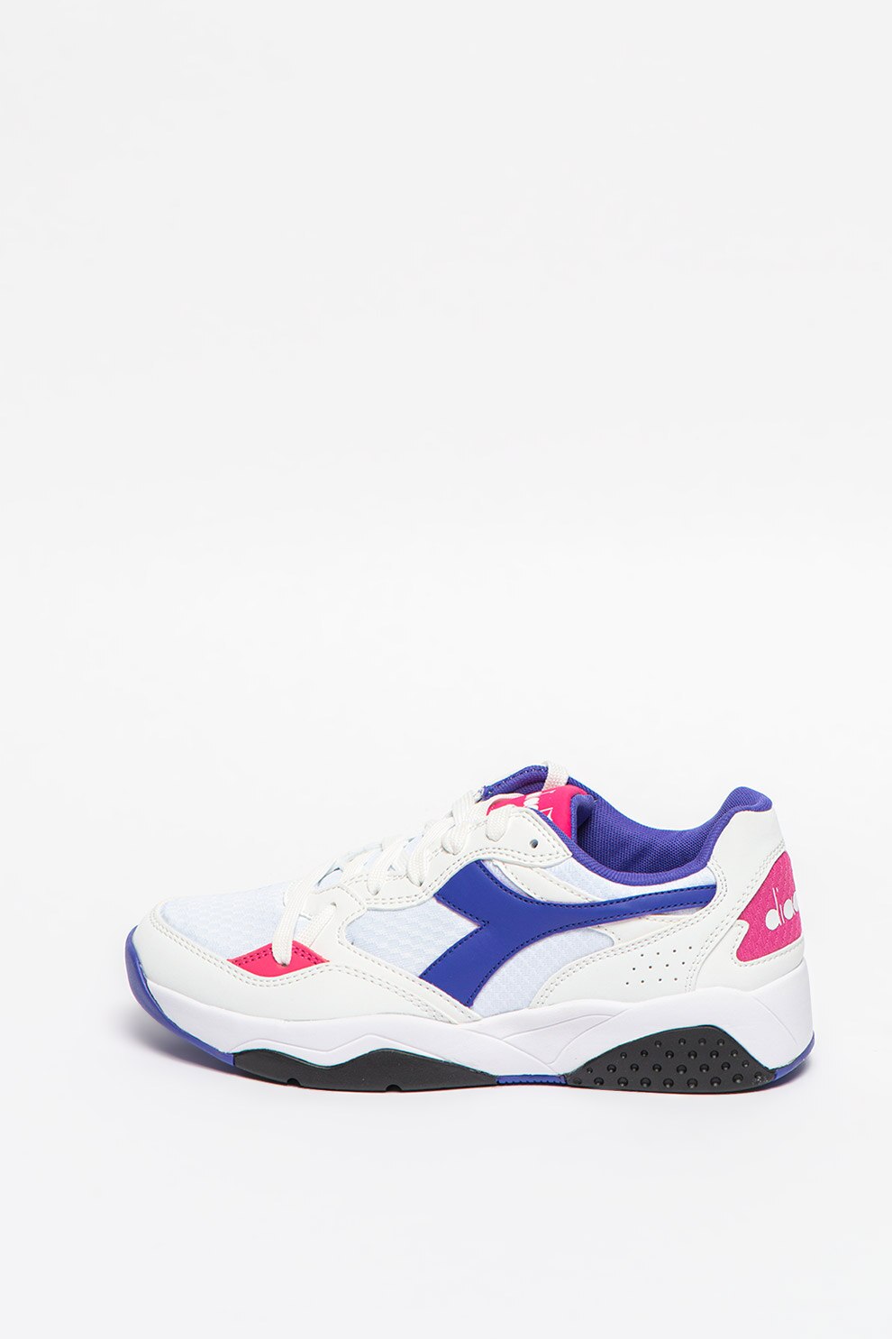 Diadora, Pantofi sport de piele ecologica cu material textil Flex Run