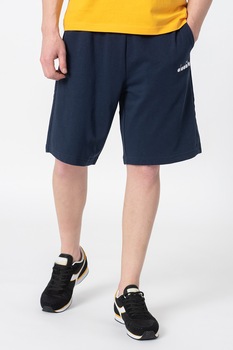 Diadora, Bermude cu snur si buzunare laterale, Bleumarin Diadora, Bermude cu snur si buzunare laterale, Bleumarin