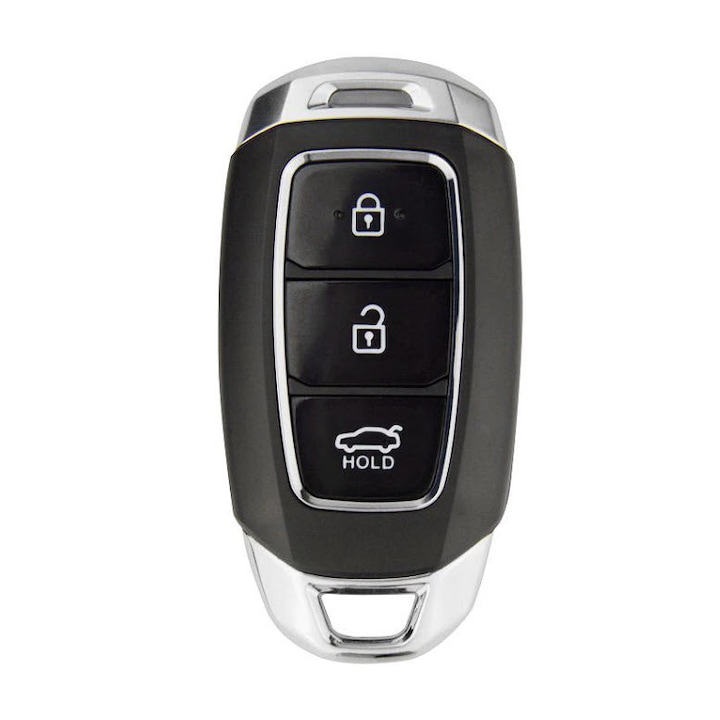 Komplett autókulcs kompatibilis a Hyundai Santa Fe (2018-2019) 3 gombos 434 MHz FSK NCF2951X HITAG 3, Chip ID47 P/N95440-S1100 típussal