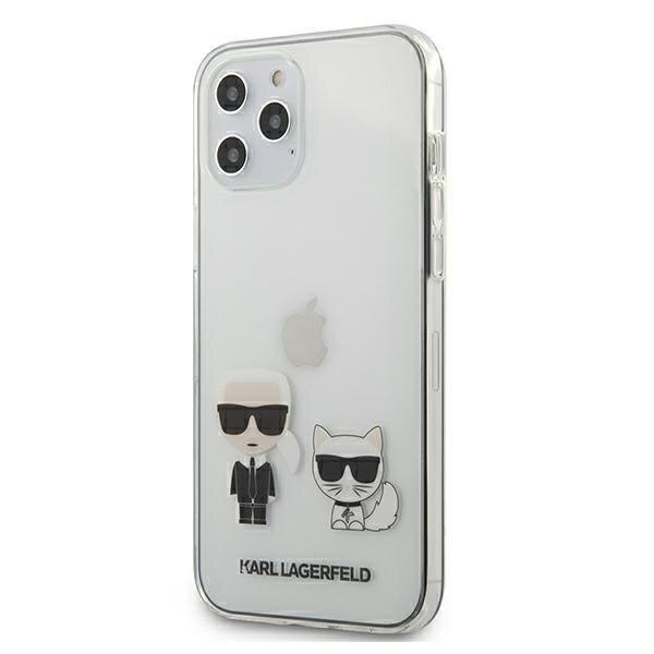 Husa iPhone 12 Pro Max Karl Lagerfeld Karl & Choupette Transparenta