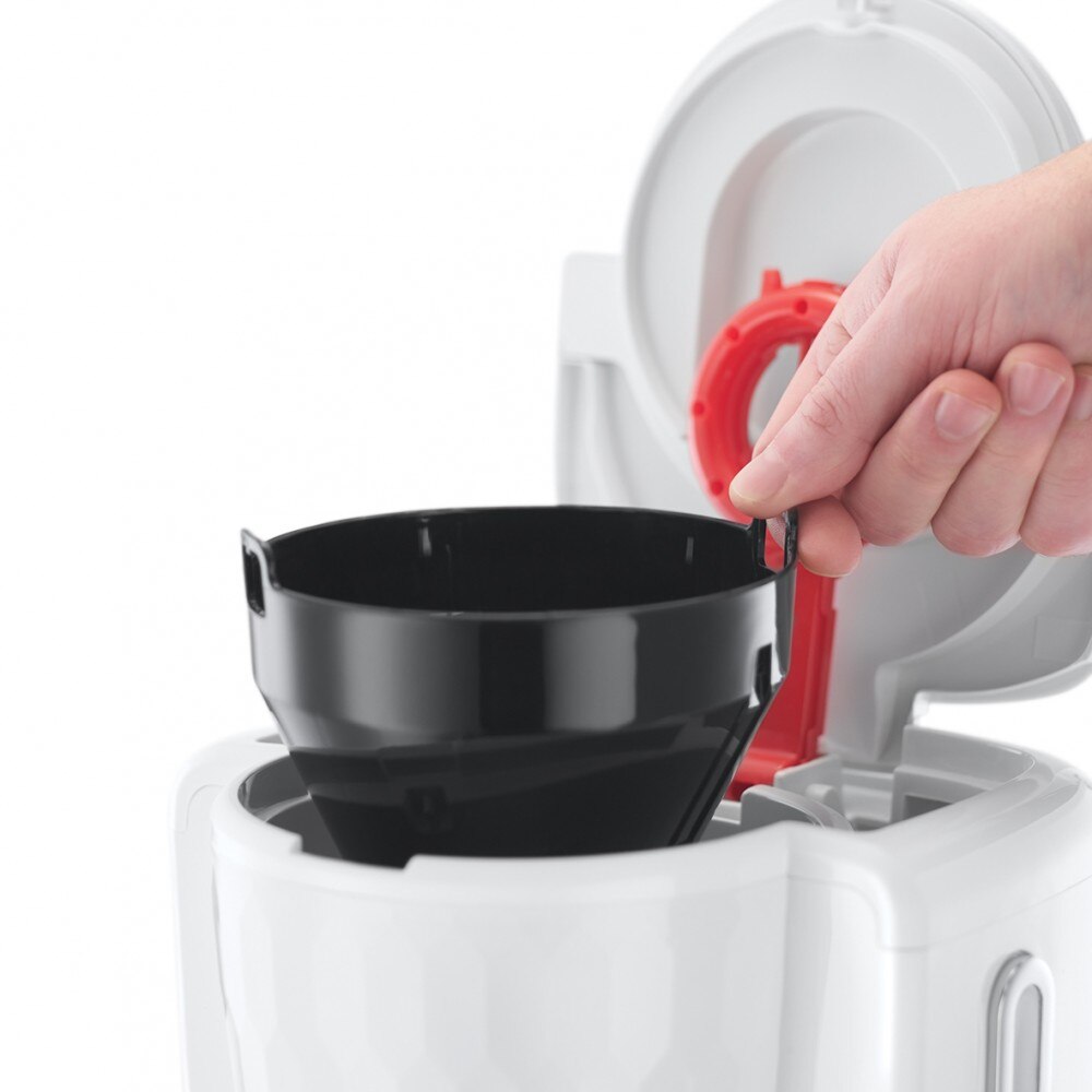 Filtru de cafea, Russell Hobbs, 1.25 l, Alb