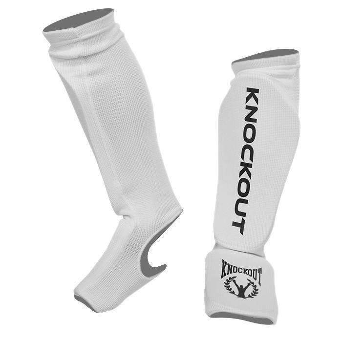 Tibiere Kickbox ciorap Knockout Junior XXS, White
