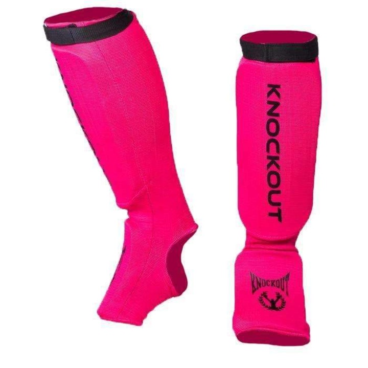 Tibiere Kickbox Ciorap Knockout - XXL, Roz