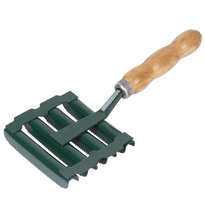 Perie tesala pentru bovine Strend Pro Woo, 8 randuri, maner de lemn