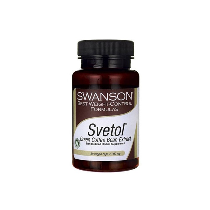 Supliment Alimentar, Swanson, Svetol Green Coffee Bean Extract 200 Mg, 60 Capsule