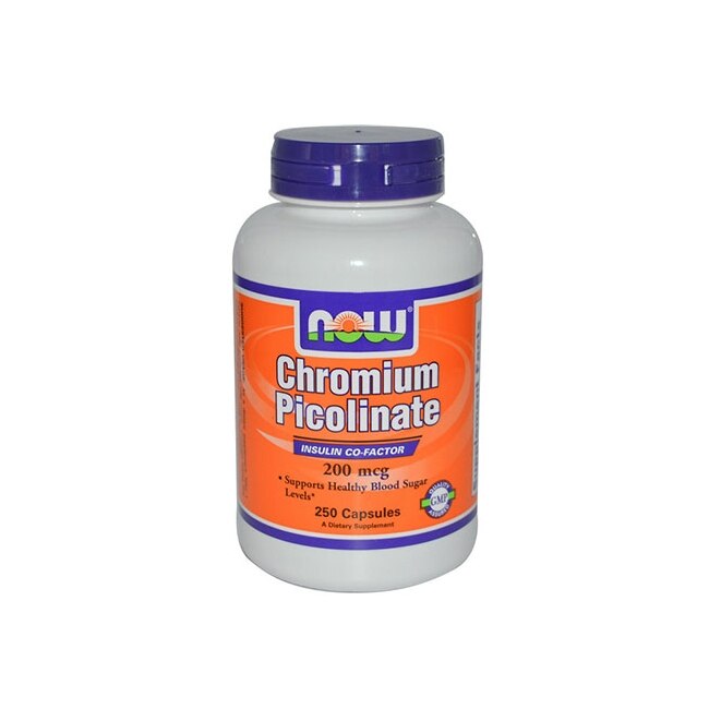 Supliment alimentar, Now Foods, Chromium Picolinate, 200 Mcg 250 Capsule