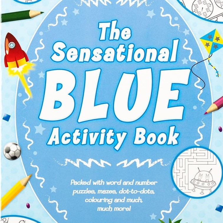 Carte de activitati The Spectacular Blue Activity Book 48 pagini + 5 ani